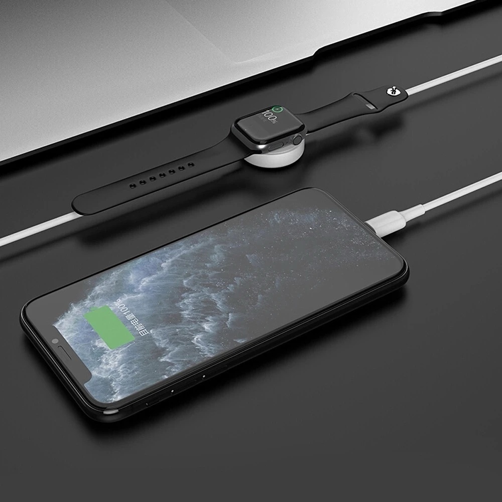 2 in 1 Wireless Magnetic Charging for iPhone 14/13/12 Apple Watch SE/6/5/4/3/2/1 - Picture 5 of 6